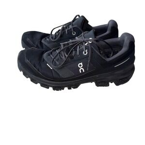 On Running Men's Black/Charcoal Trail Running Shoes